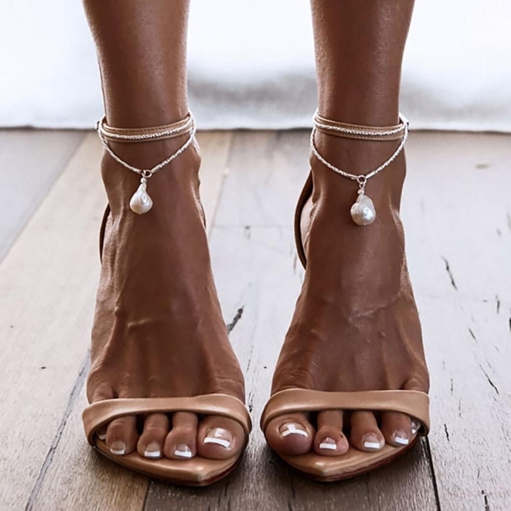 Grace Loves Lace Artemis Pearl Anklets